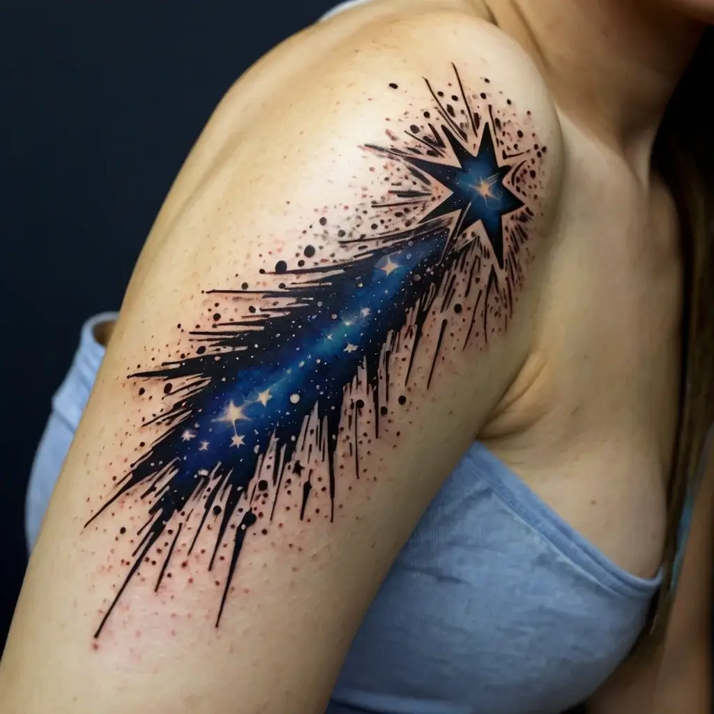 Shooting star tattoos (108)