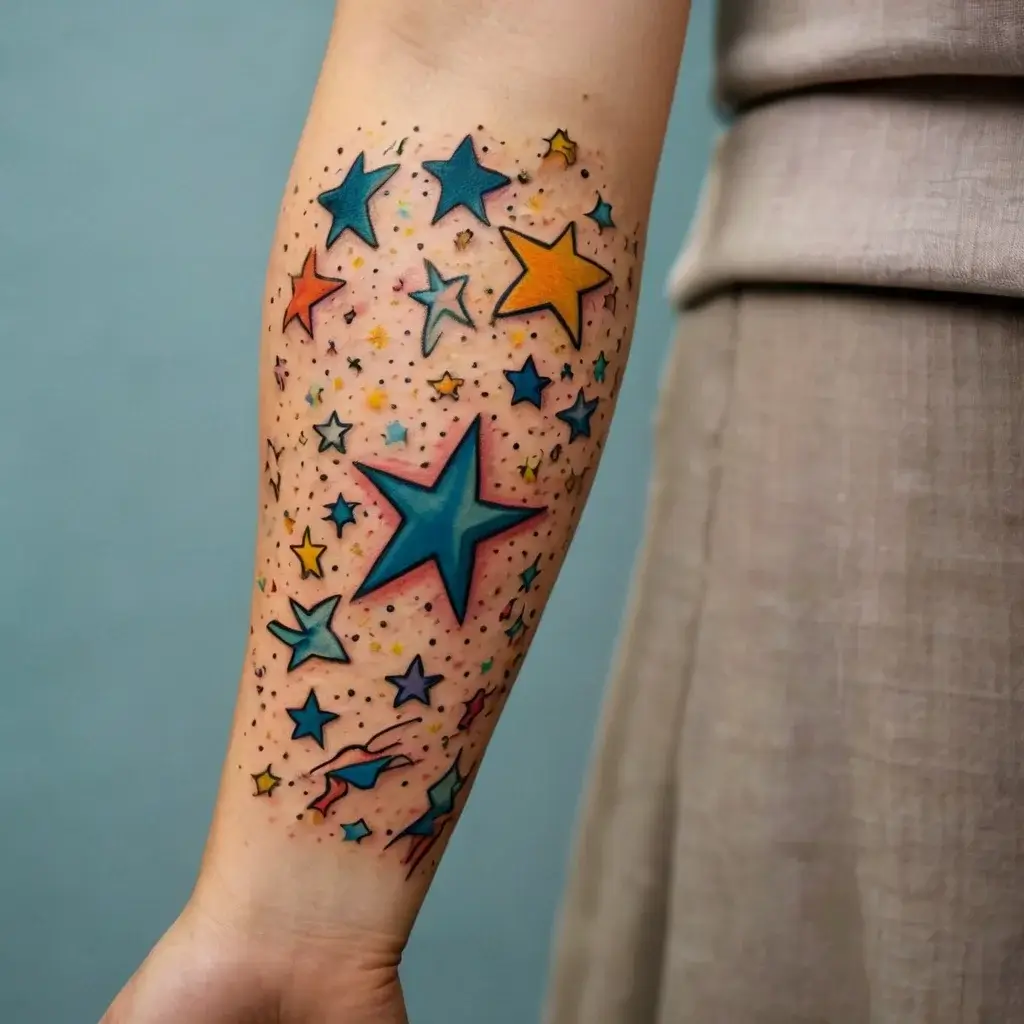 Shooting star tattoos (115)