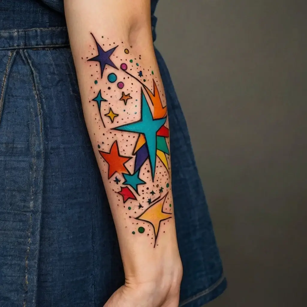 Shooting star tattoos (116)