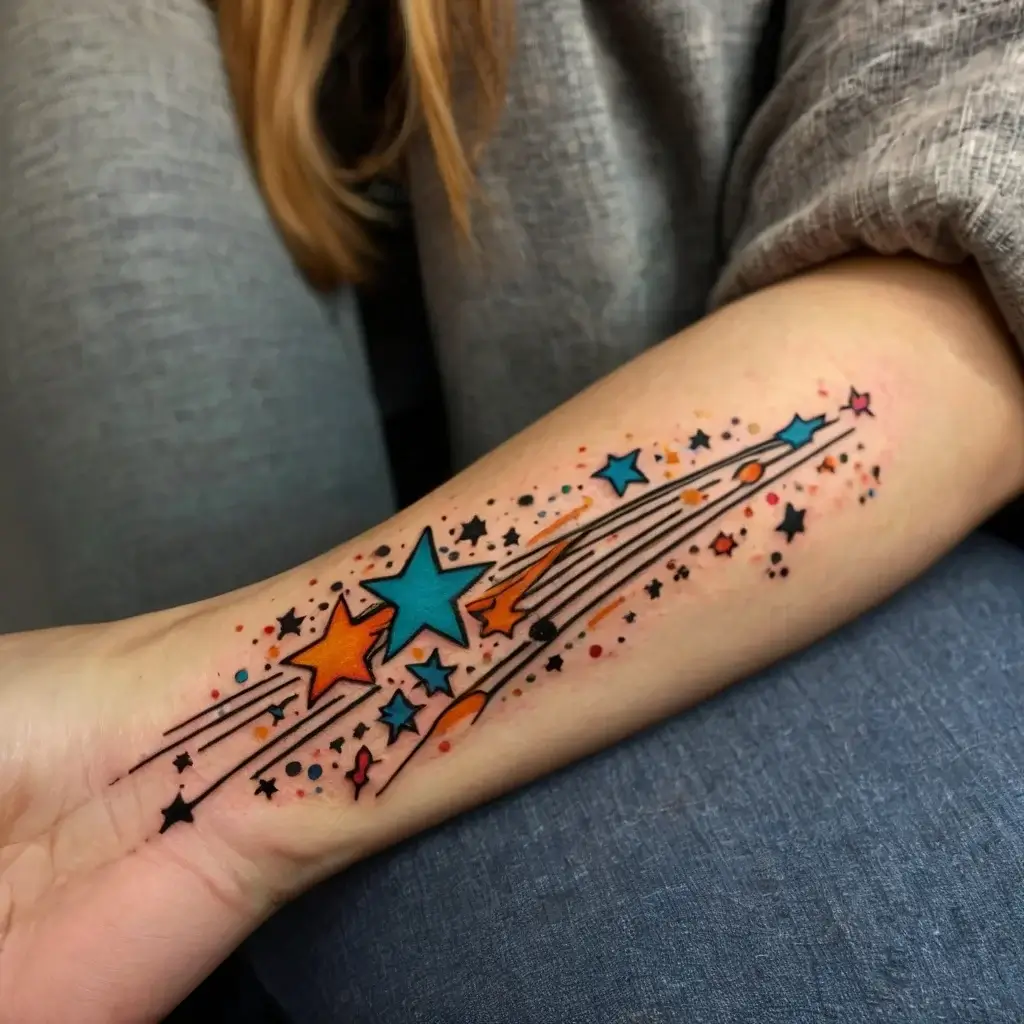 Shooting star tattoos (117)