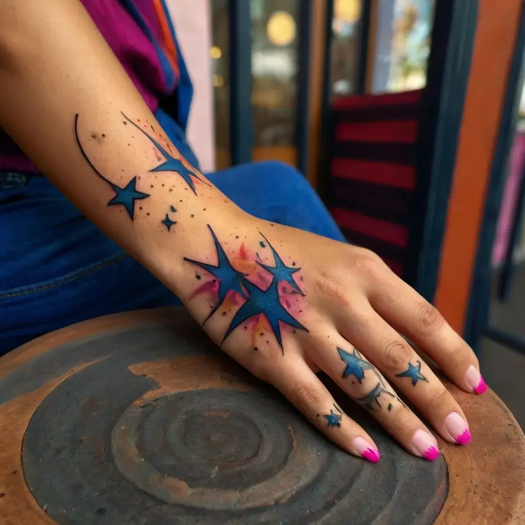 Shooting star tattoos (118)