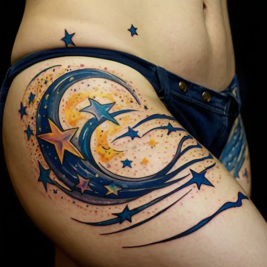 Shooting star tattoos (120)