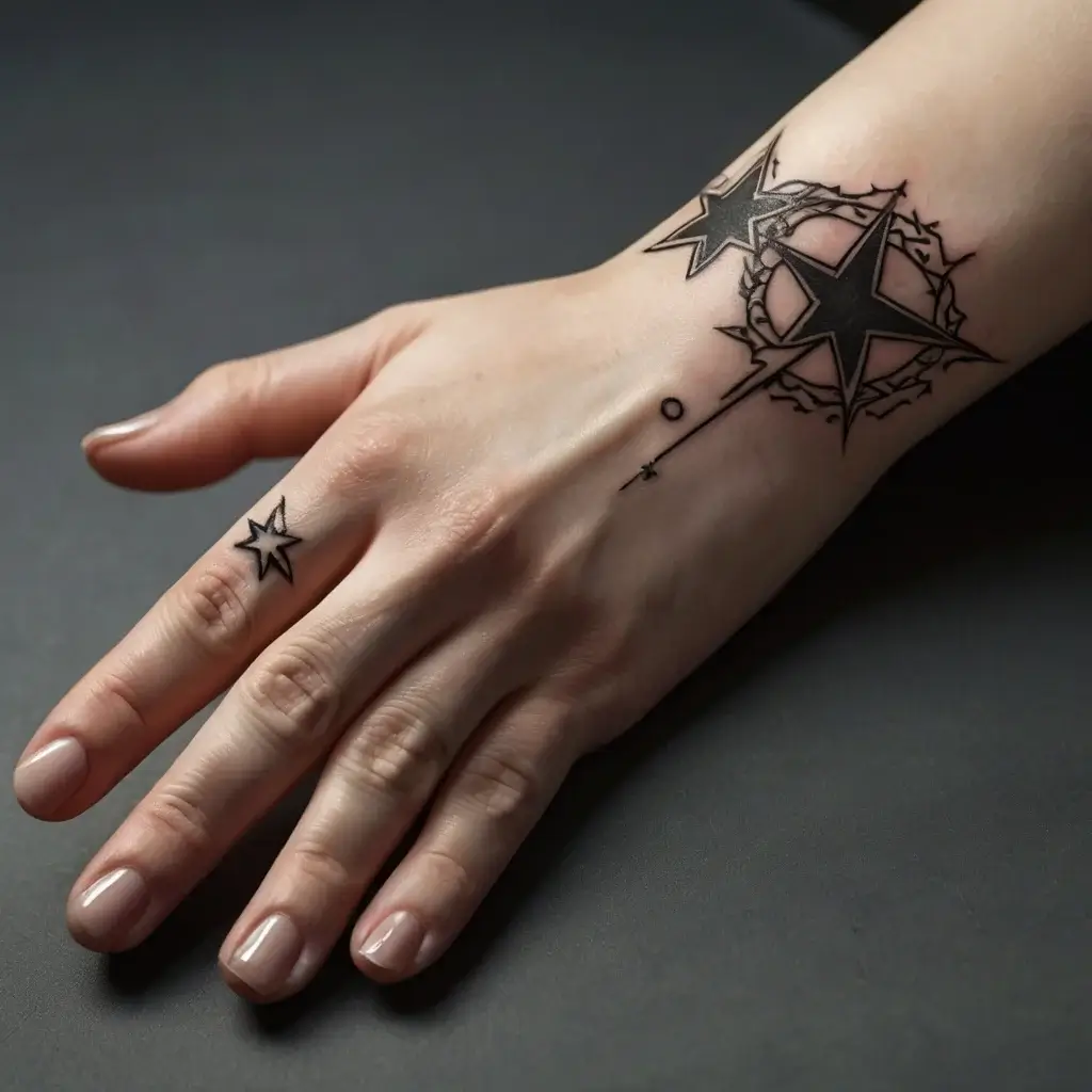 Shooting star tattoos (121)