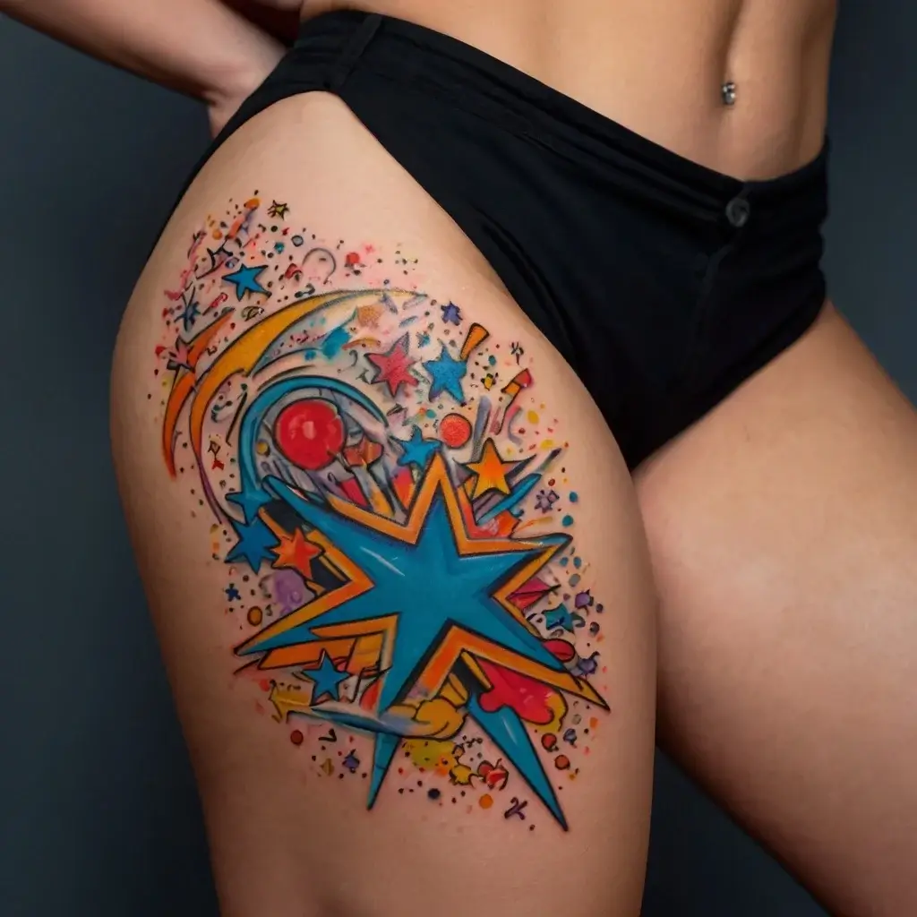 Shooting star tattoos (122)