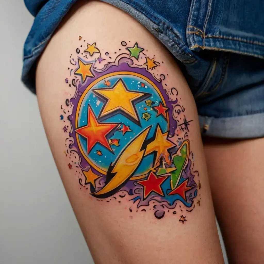 Shooting star tattoos (123)