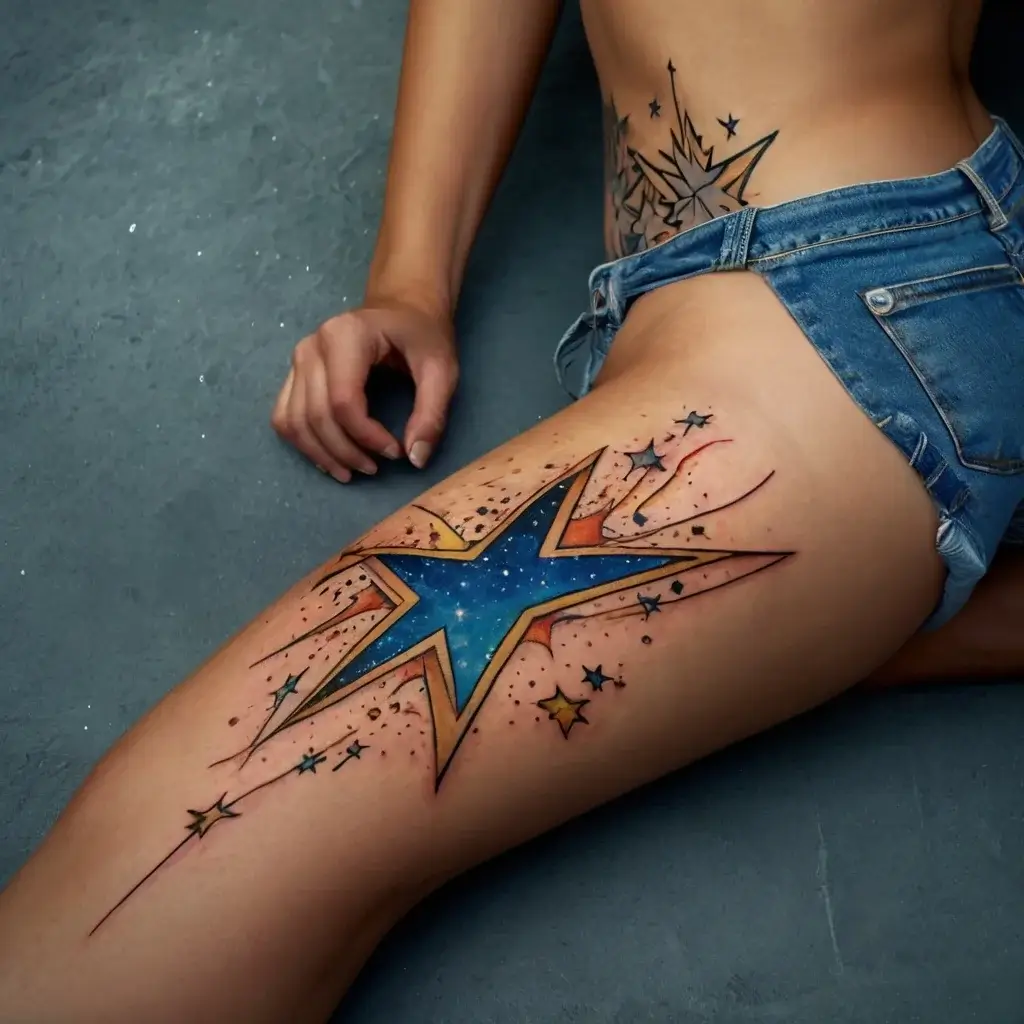 Shooting star tattoos (127)