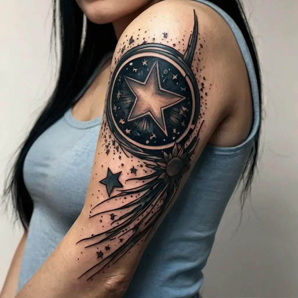 Shooting star tattoos (129)