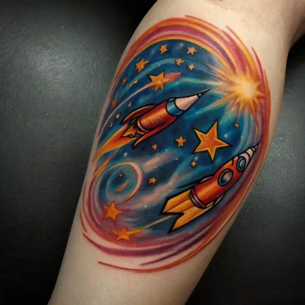 Shooting star tattoos (130)