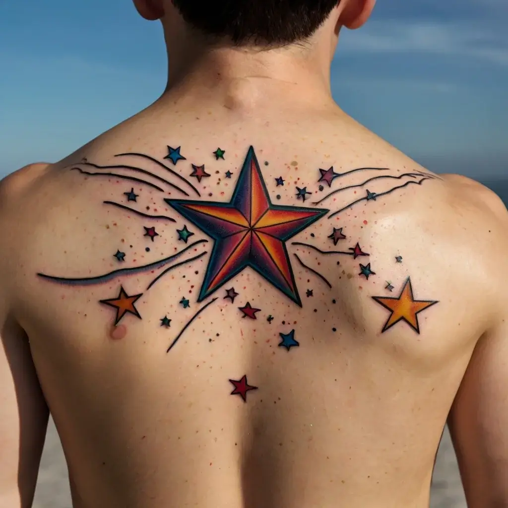 Shooting star tattoos (133)