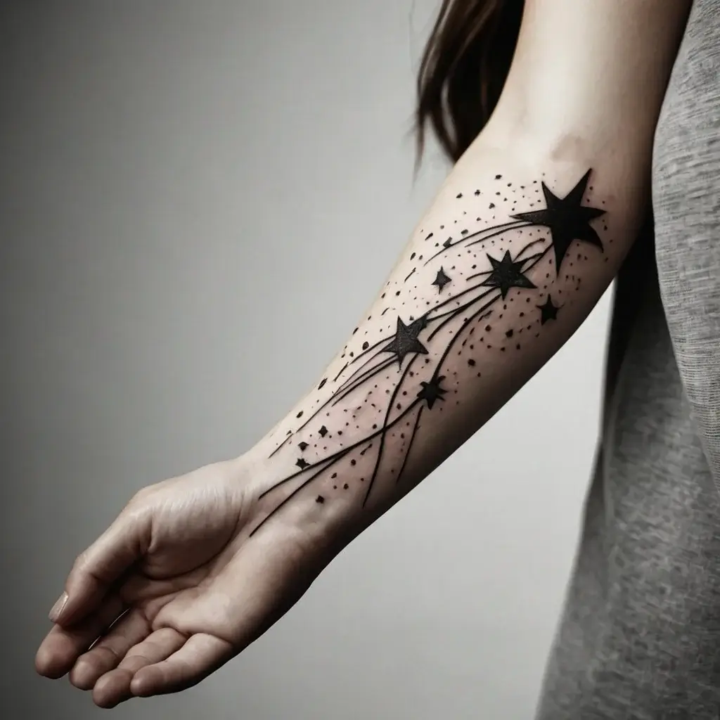 Shooting star tattoos (134)