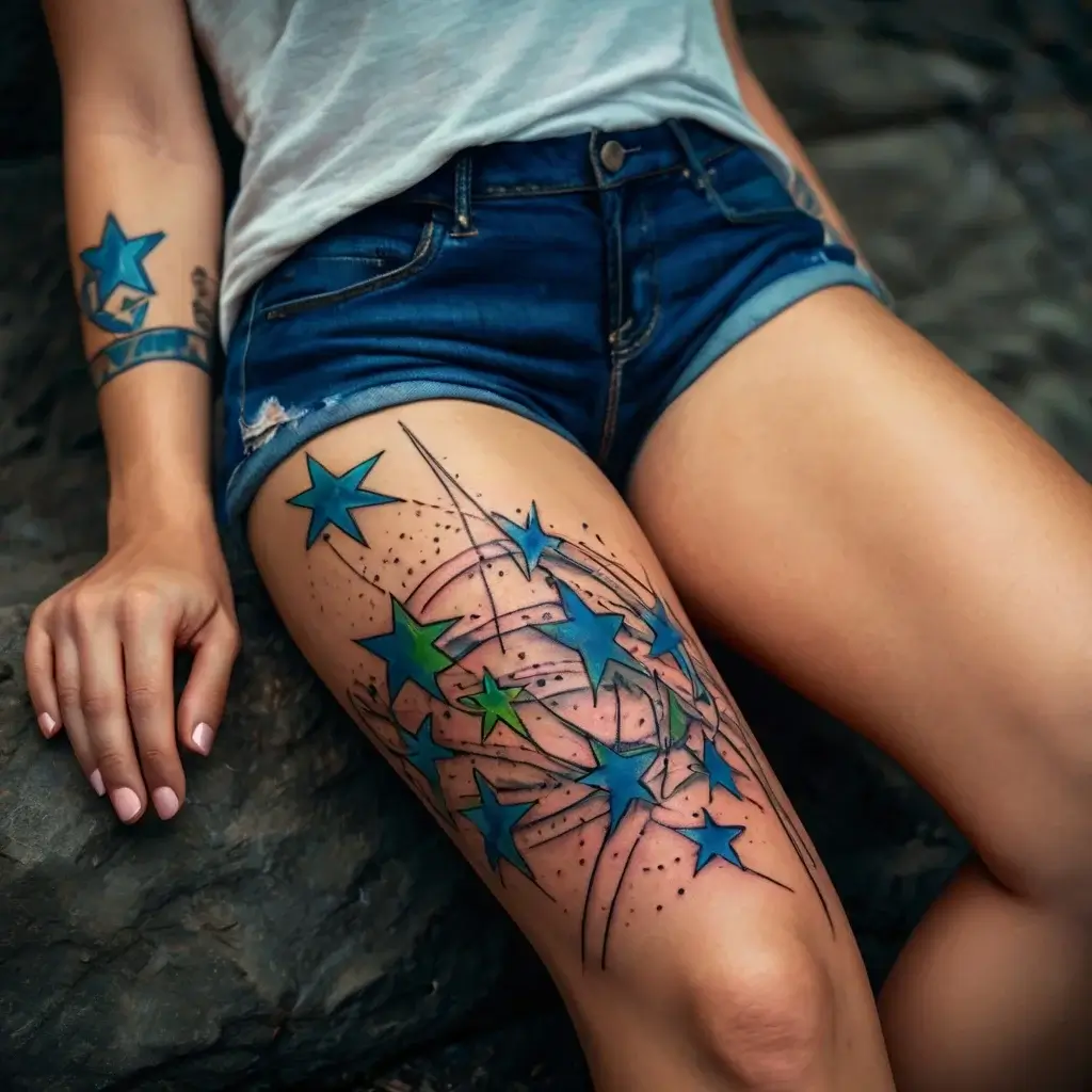 Shooting star tattoos (135)