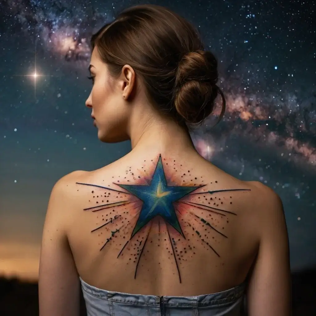 Shooting star tattoos (136)