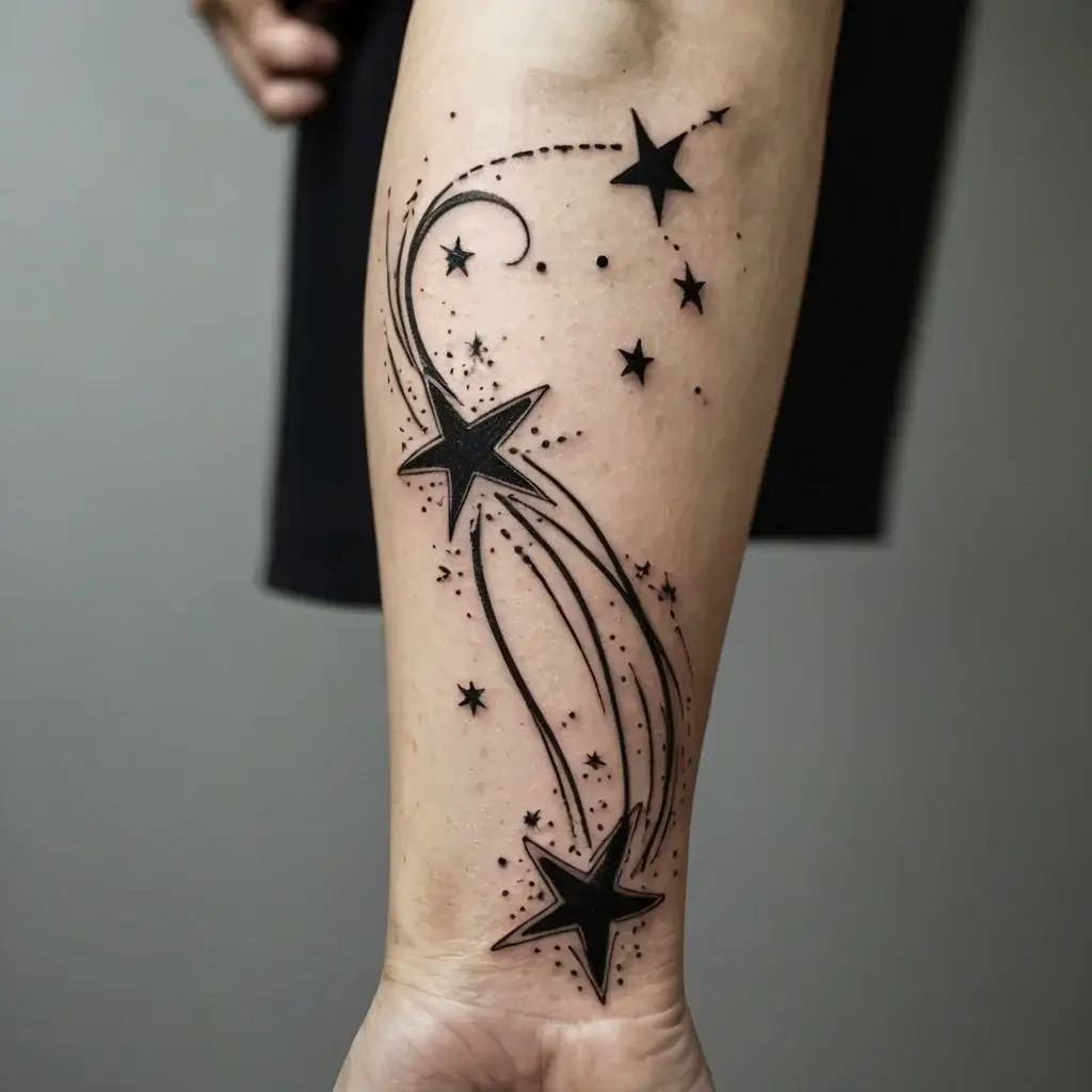 Shooting star tattoos (136)