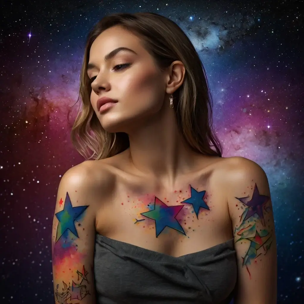 Shooting star tattoos (144)