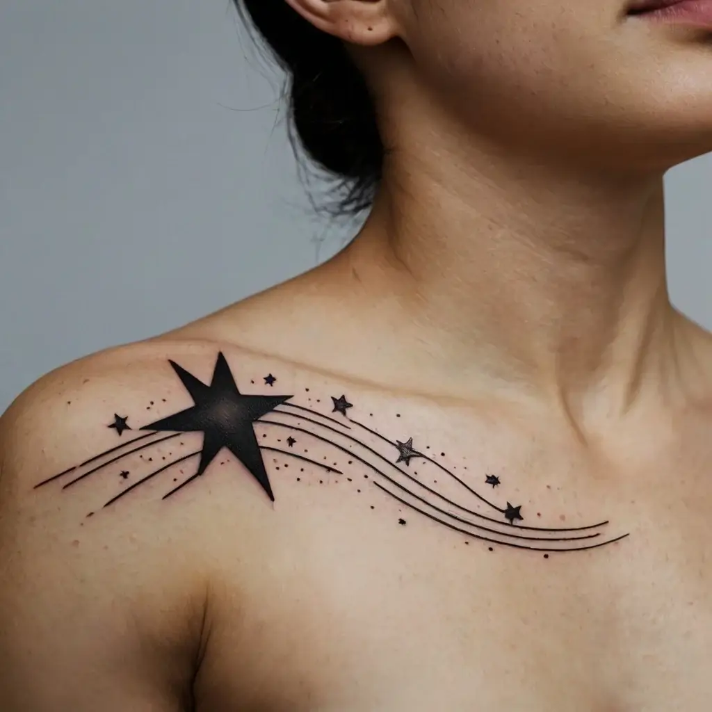 Shooting star tattoos (144)