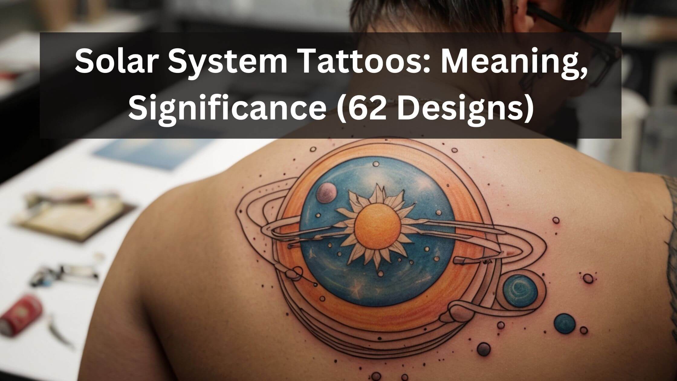 Solar System tattoo