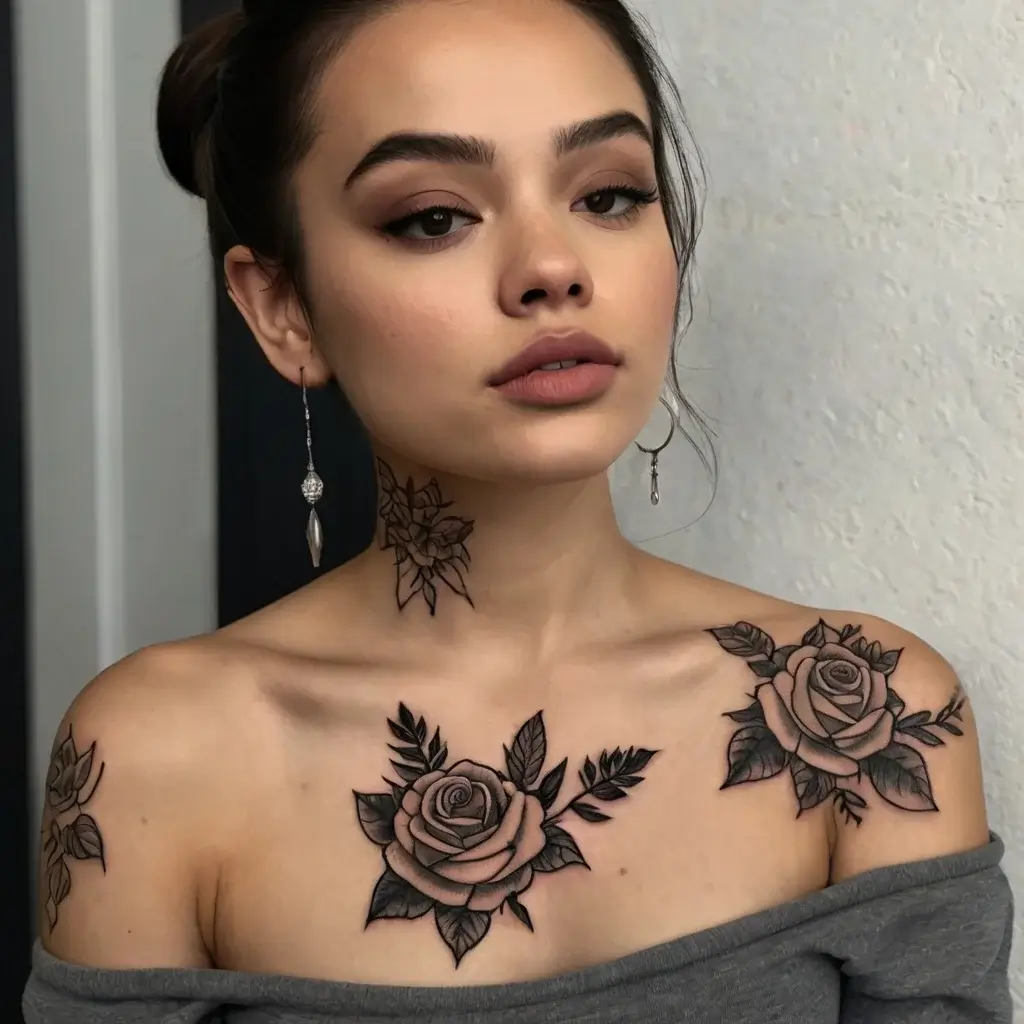 Women Shoulder tattoo (10)