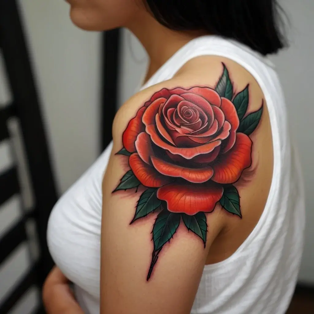 Women Shoulder tattoo (100)