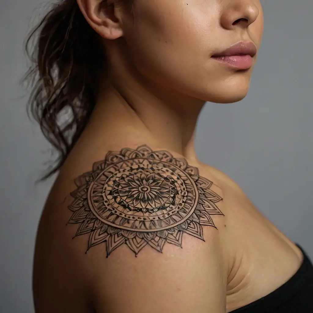 Women Shoulder tattoo (105)