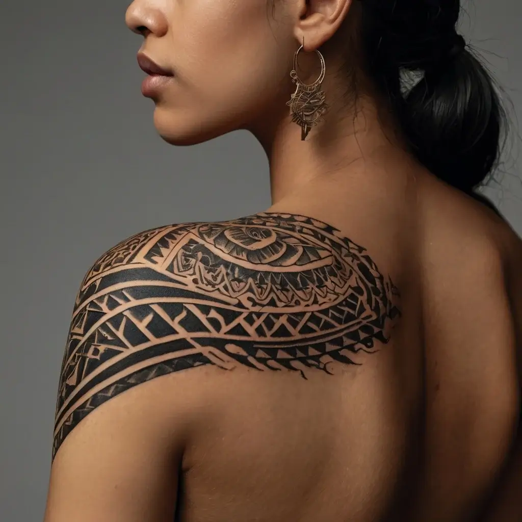 Women Shoulder tattoo (108)