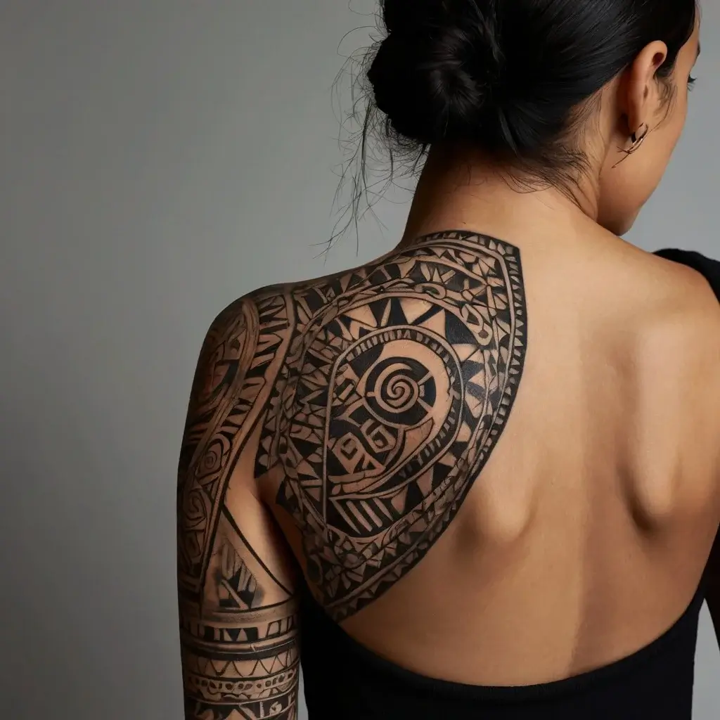 Women Shoulder tattoo (109)