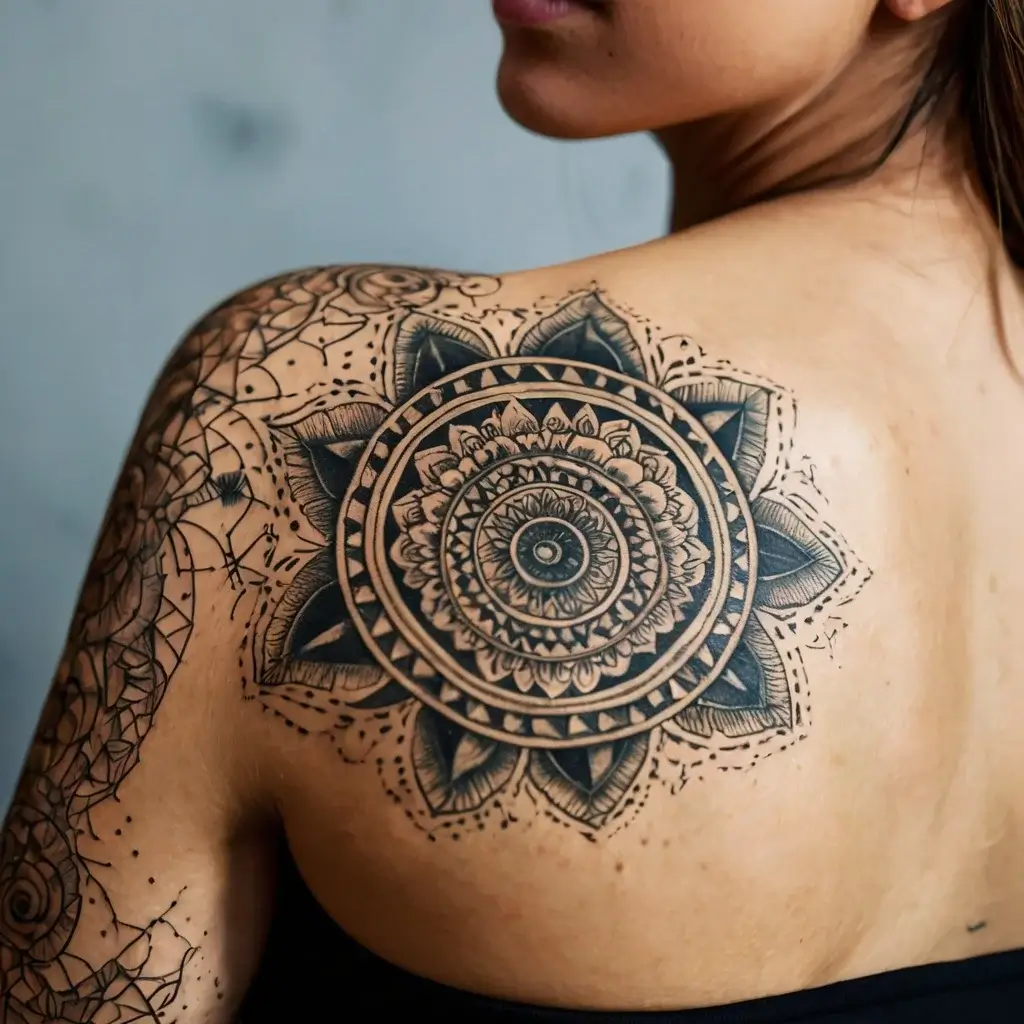 Women Shoulder tattoo (112)