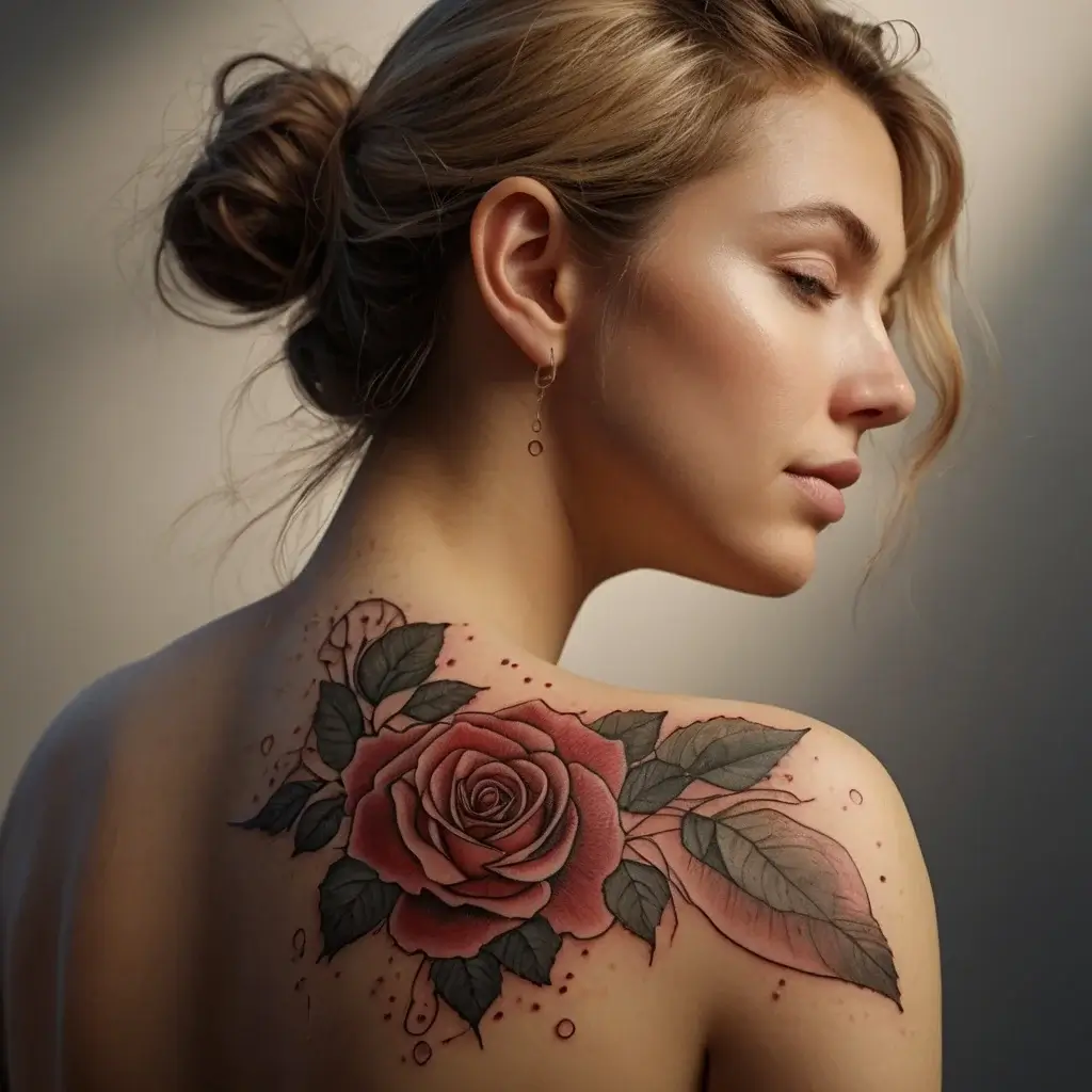 Women Shoulder tattoo (114)