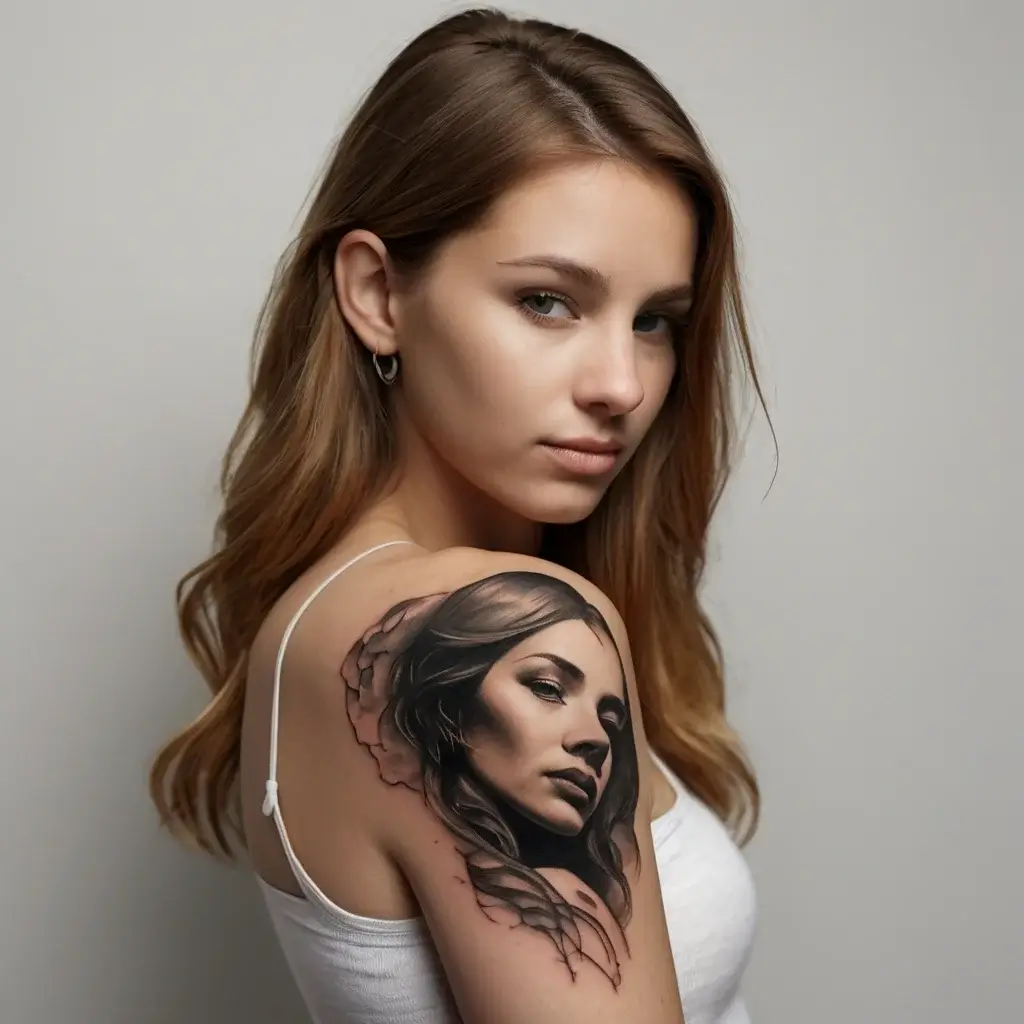 Women Shoulder tattoo (117)