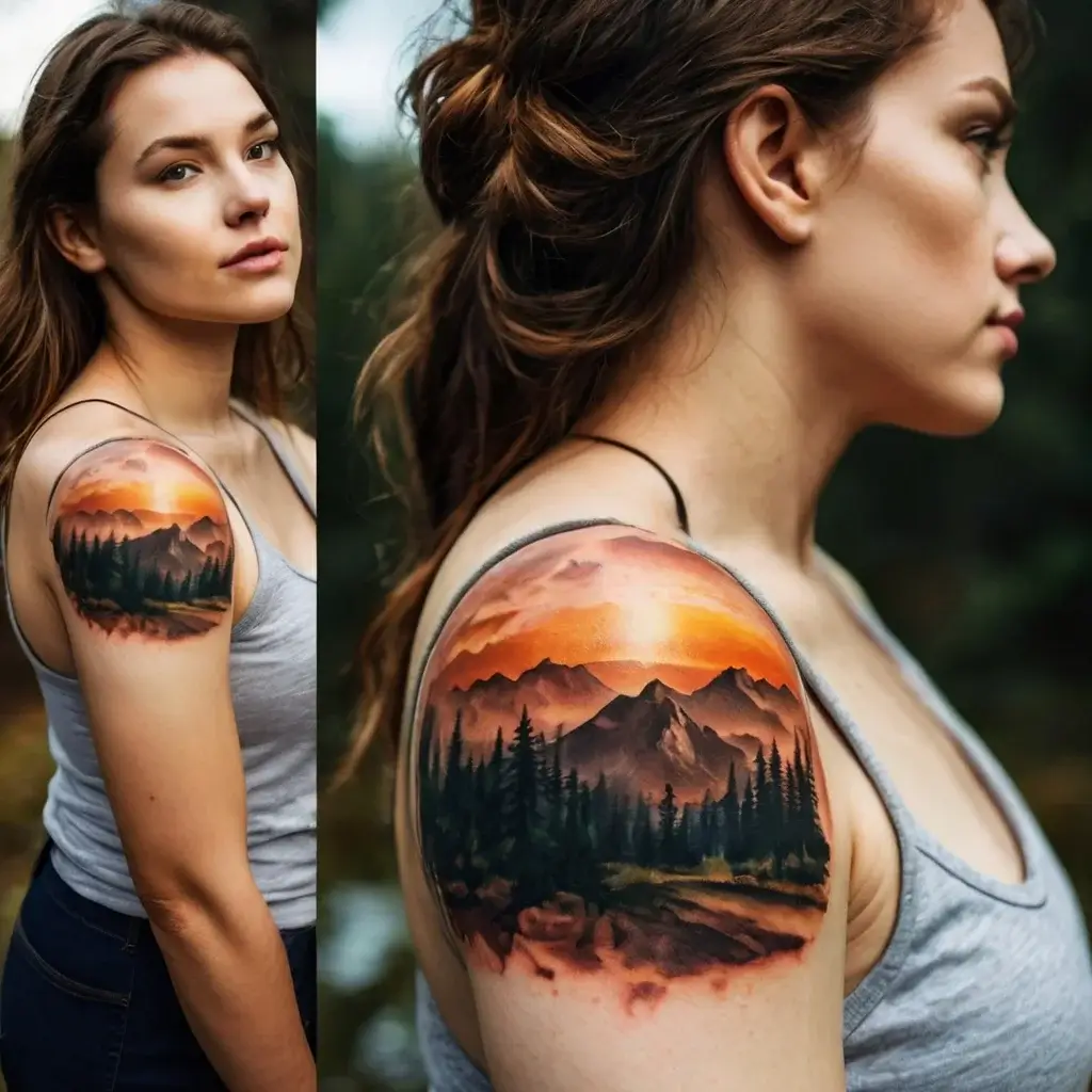 Women Shoulder tattoo (119)