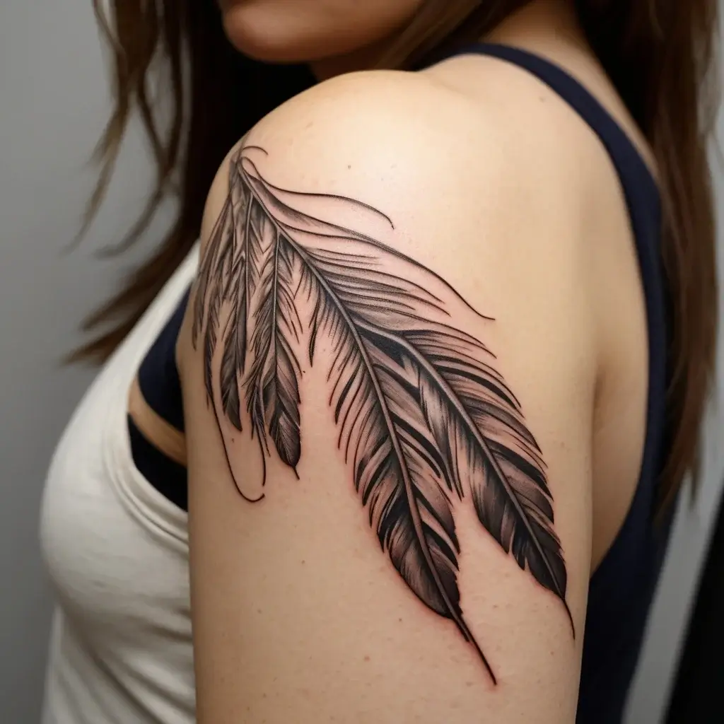 Women Shoulder tattoo (123)