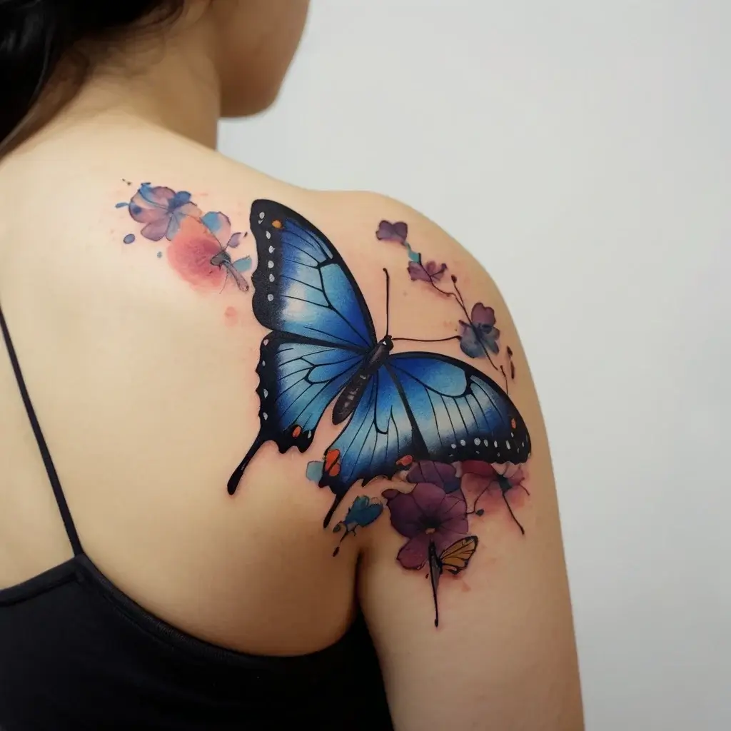 Women Shoulder tattoo (128)