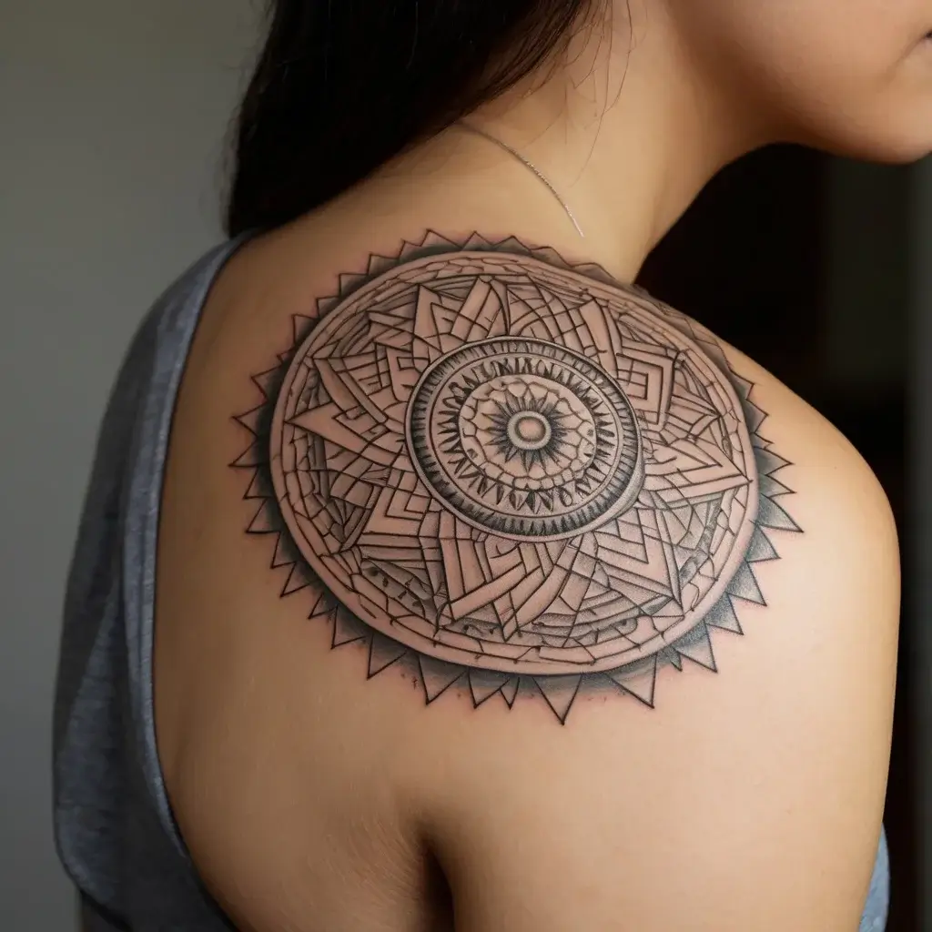 Women Shoulder tattoo (131)