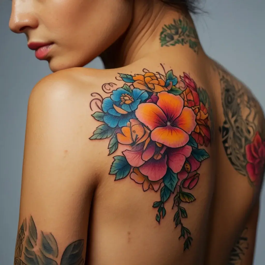 Women Shoulder tattoo (134)