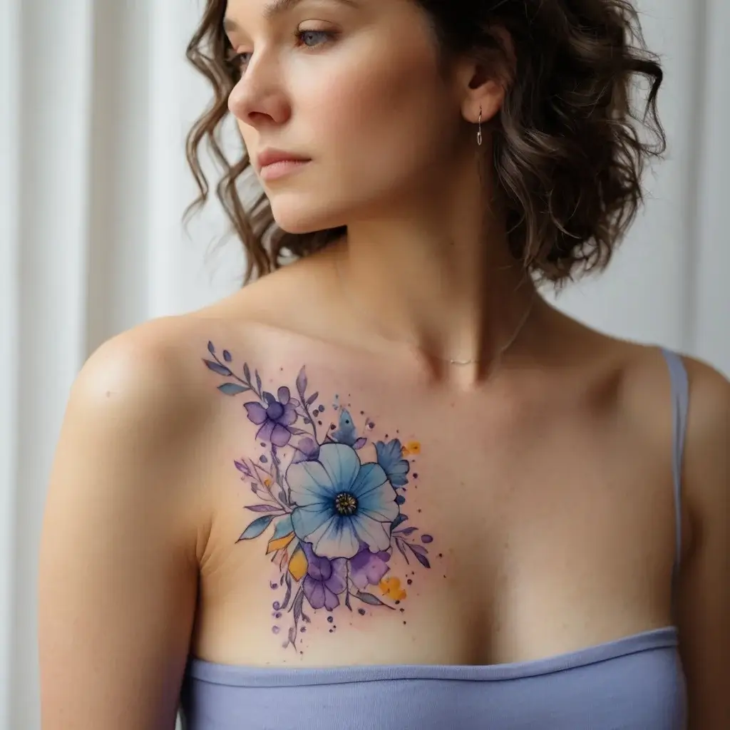 Women Shoulder tattoo (16)