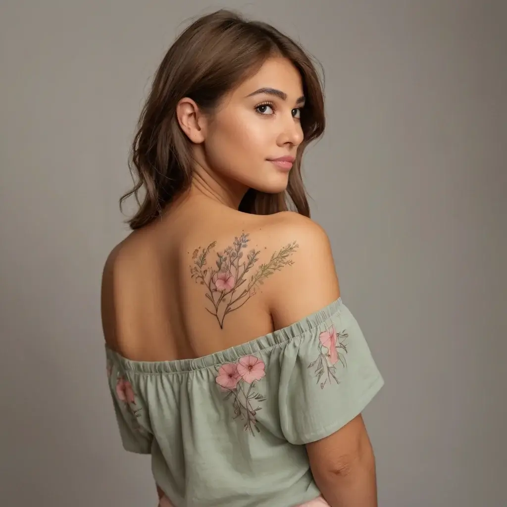 Women Shoulder tattoo (18)