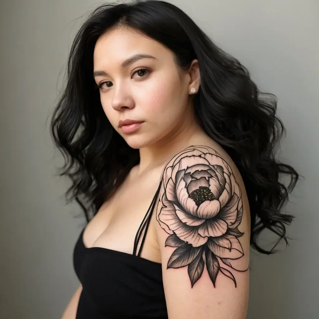 Women Shoulder tattoo (23)