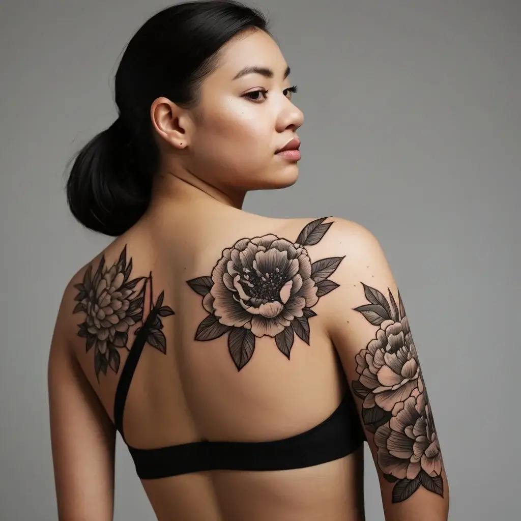 Women Shoulder tattoo (24)