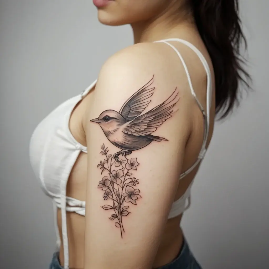 Women Shoulder tattoo (35)