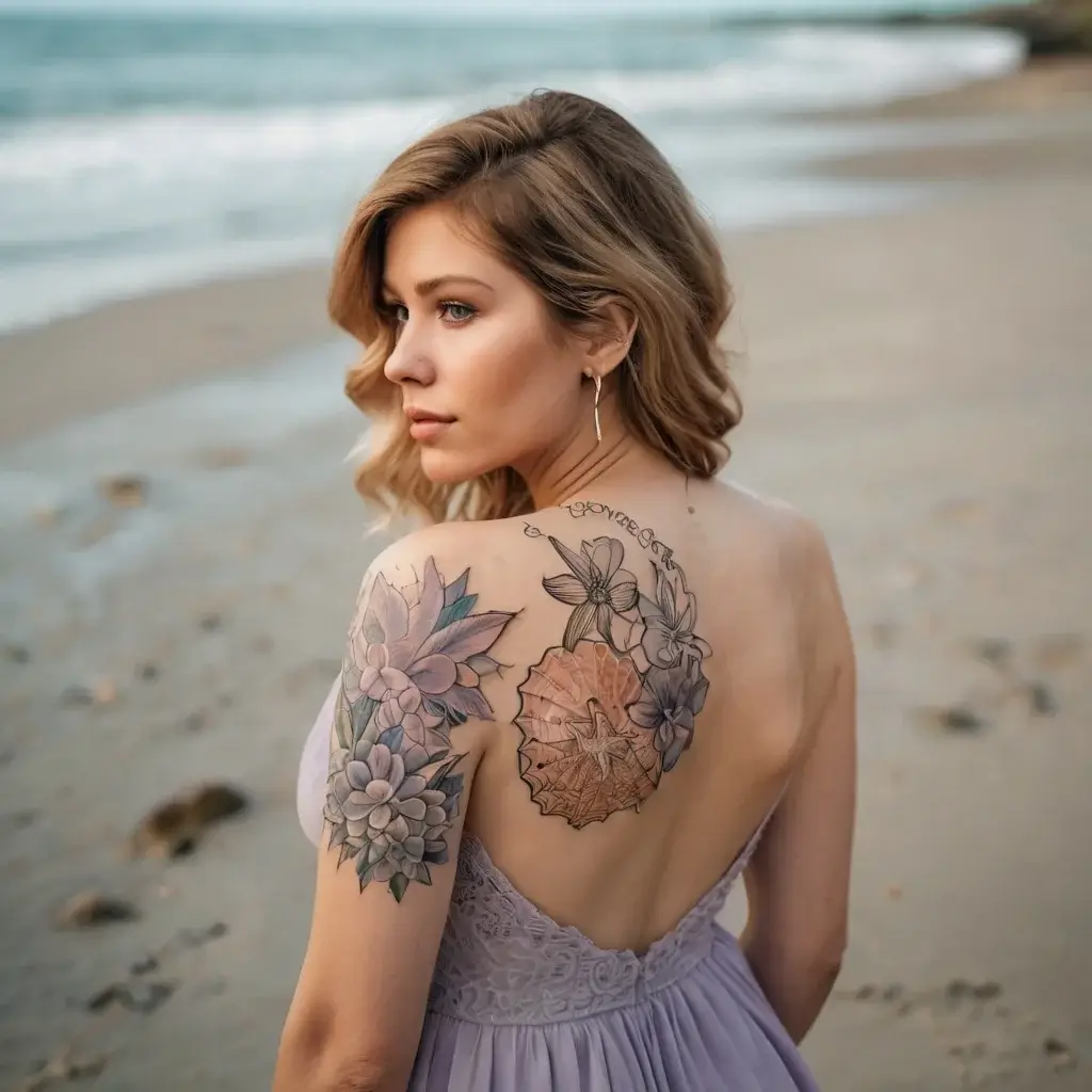 Women Shoulder tattoo (4)