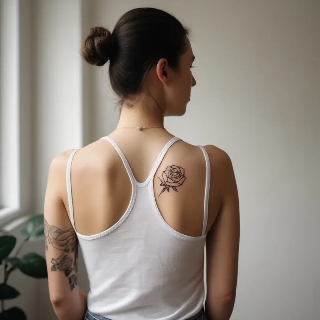 Women Shoulder tattoo (43)