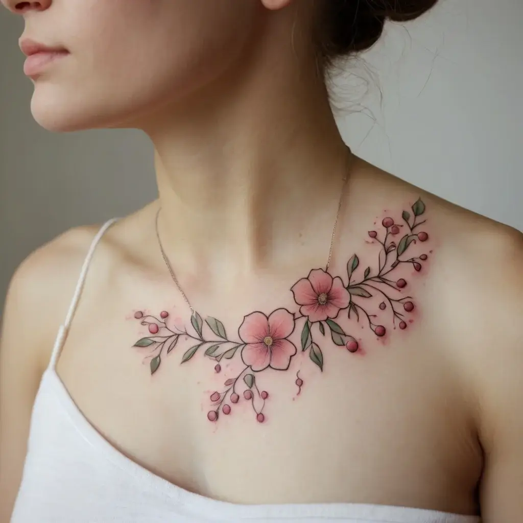 Women Shoulder tattoo (44)