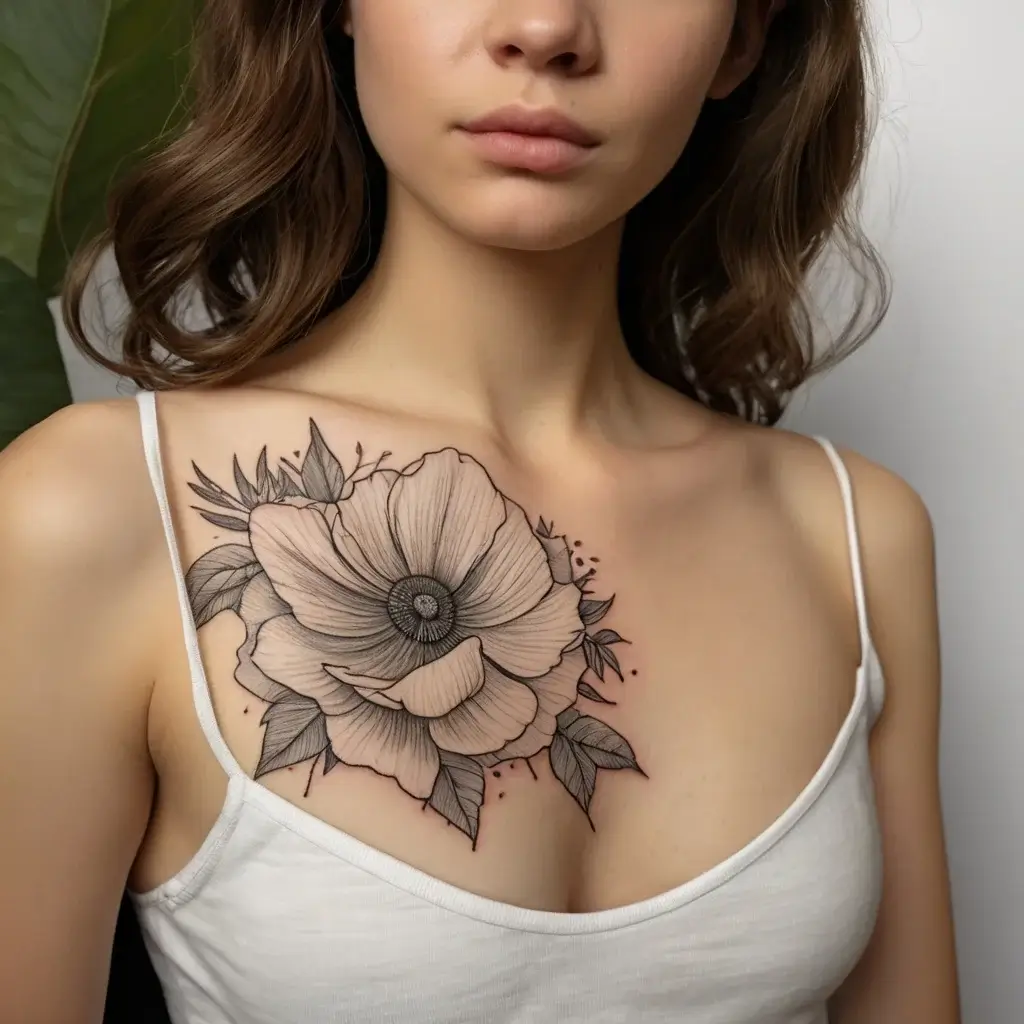 Women Shoulder tattoo (46)