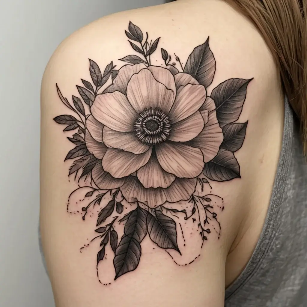 Women Shoulder tattoo (48)