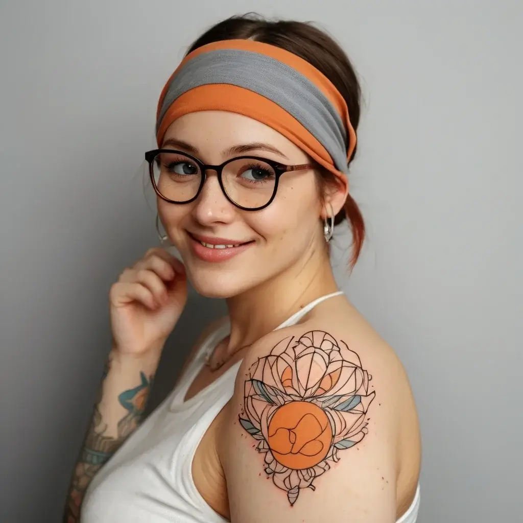 Women Shoulder tattoo (54)