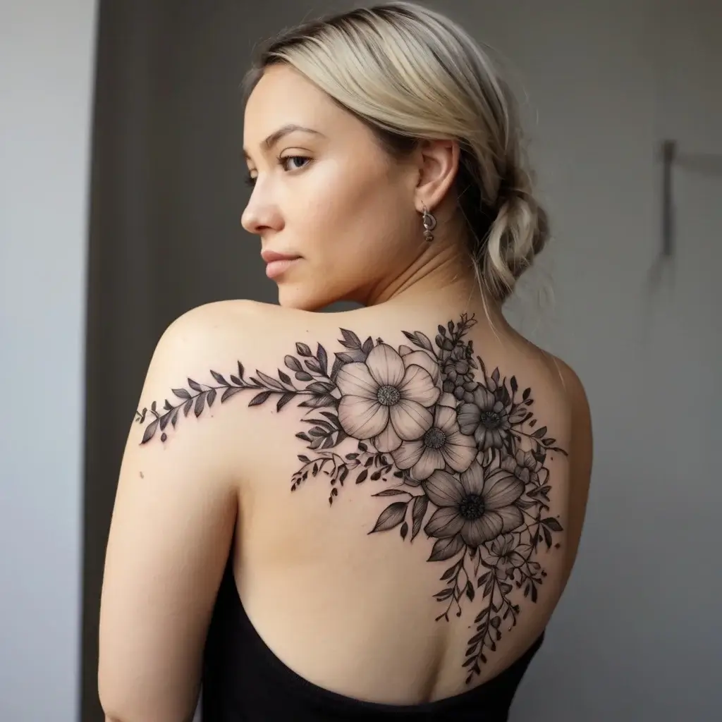 Women Shoulder tattoo (59)