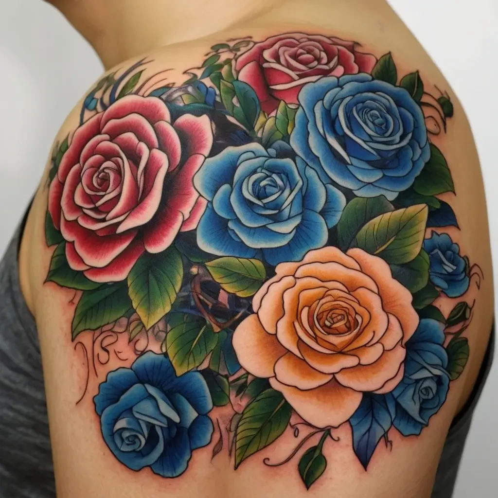 Women Shoulder tattoo (62)