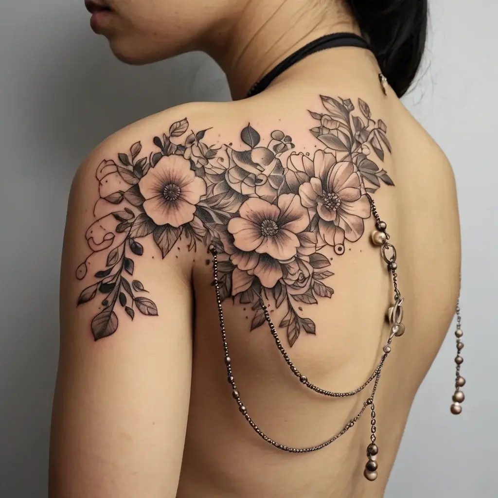 Women Shoulder tattoo (63)