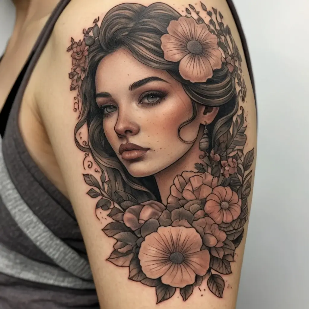 Women Shoulder tattoo (64)