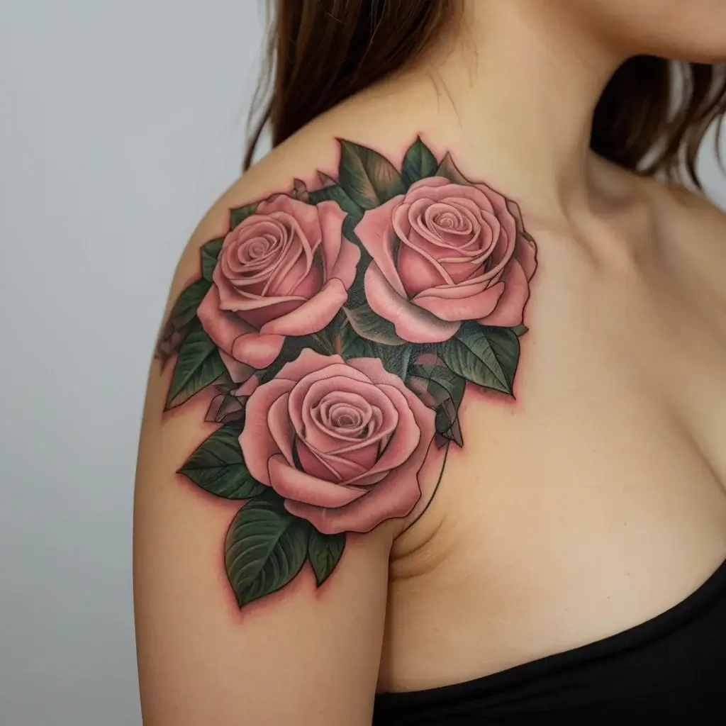 Women Shoulder tattoo (65)