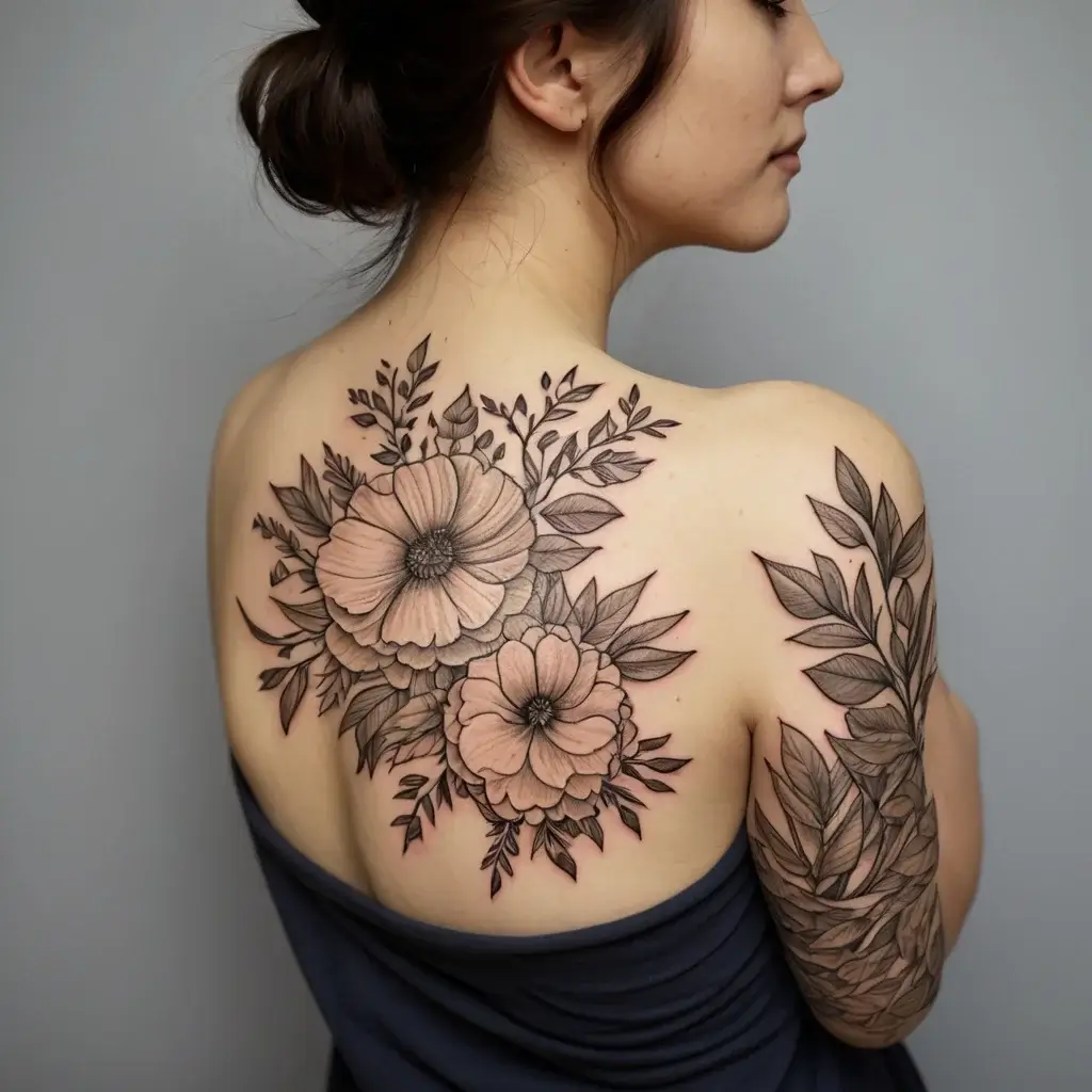 Women Shoulder tattoo (66)